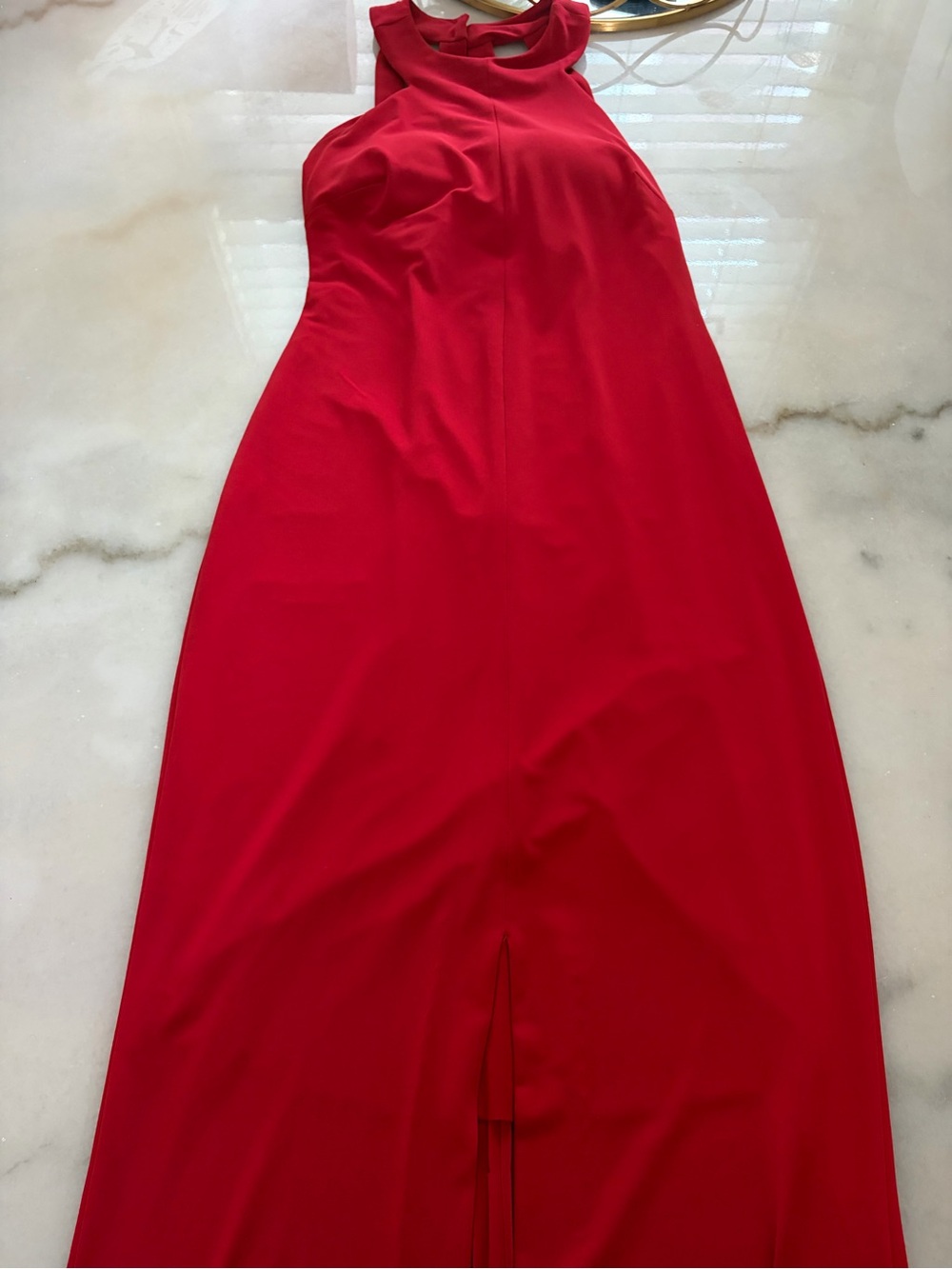 Red Halter  Dress
